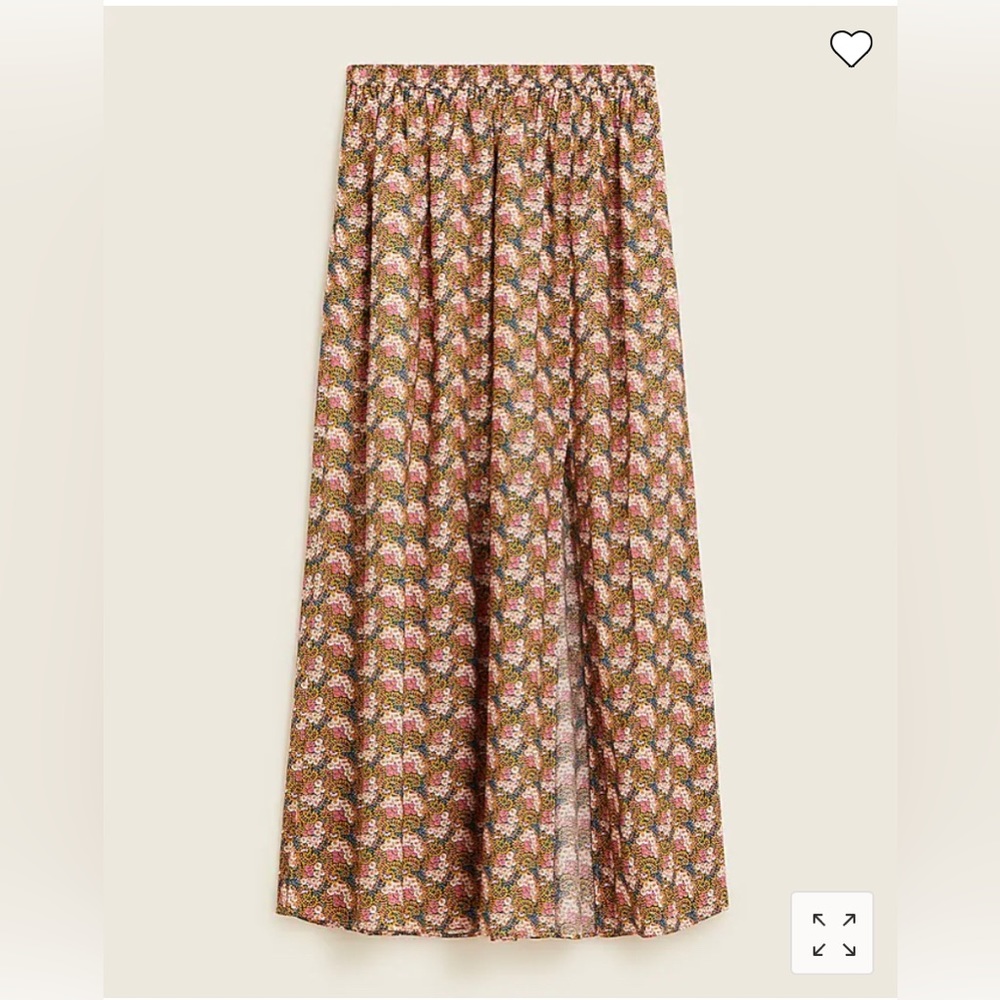 J.Crew Collection side-slit maxi skirt in Ratti® prism floral.